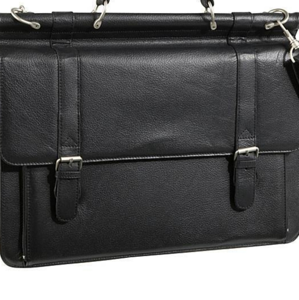 Sale sale !!!!! Beautiful black durable leather carrier  case nwot